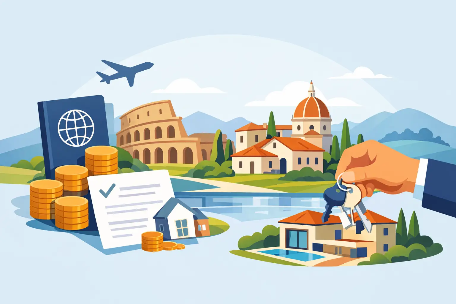 Italy Investor Visa Real Estate Backed