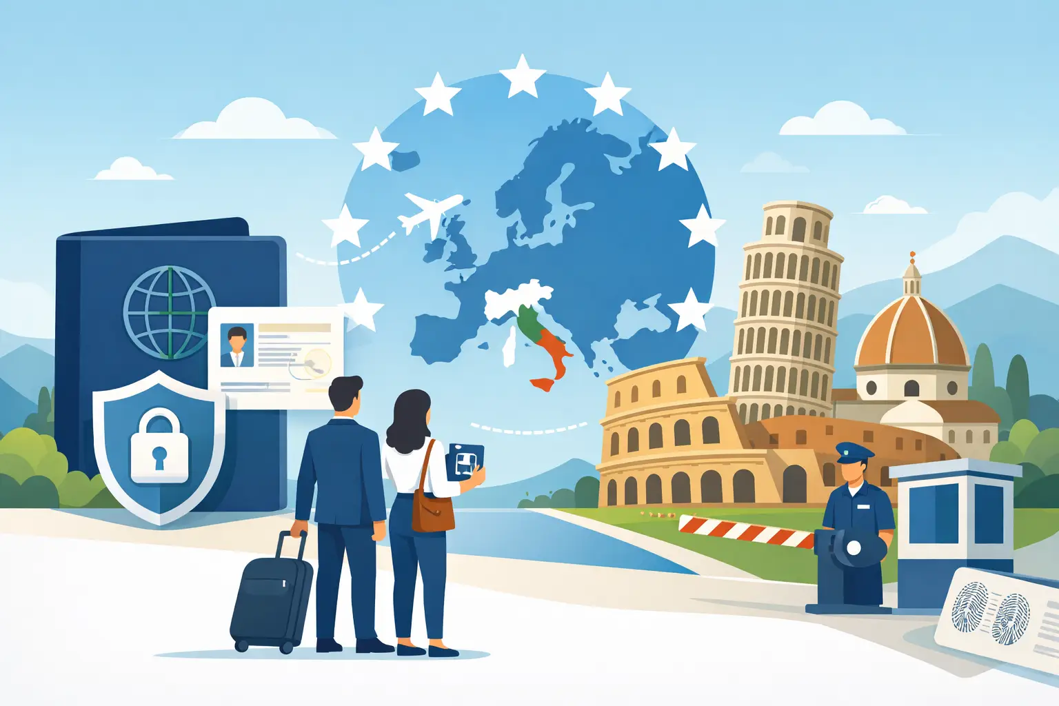 How to Secure Schengen Mobility Legally Through Italy