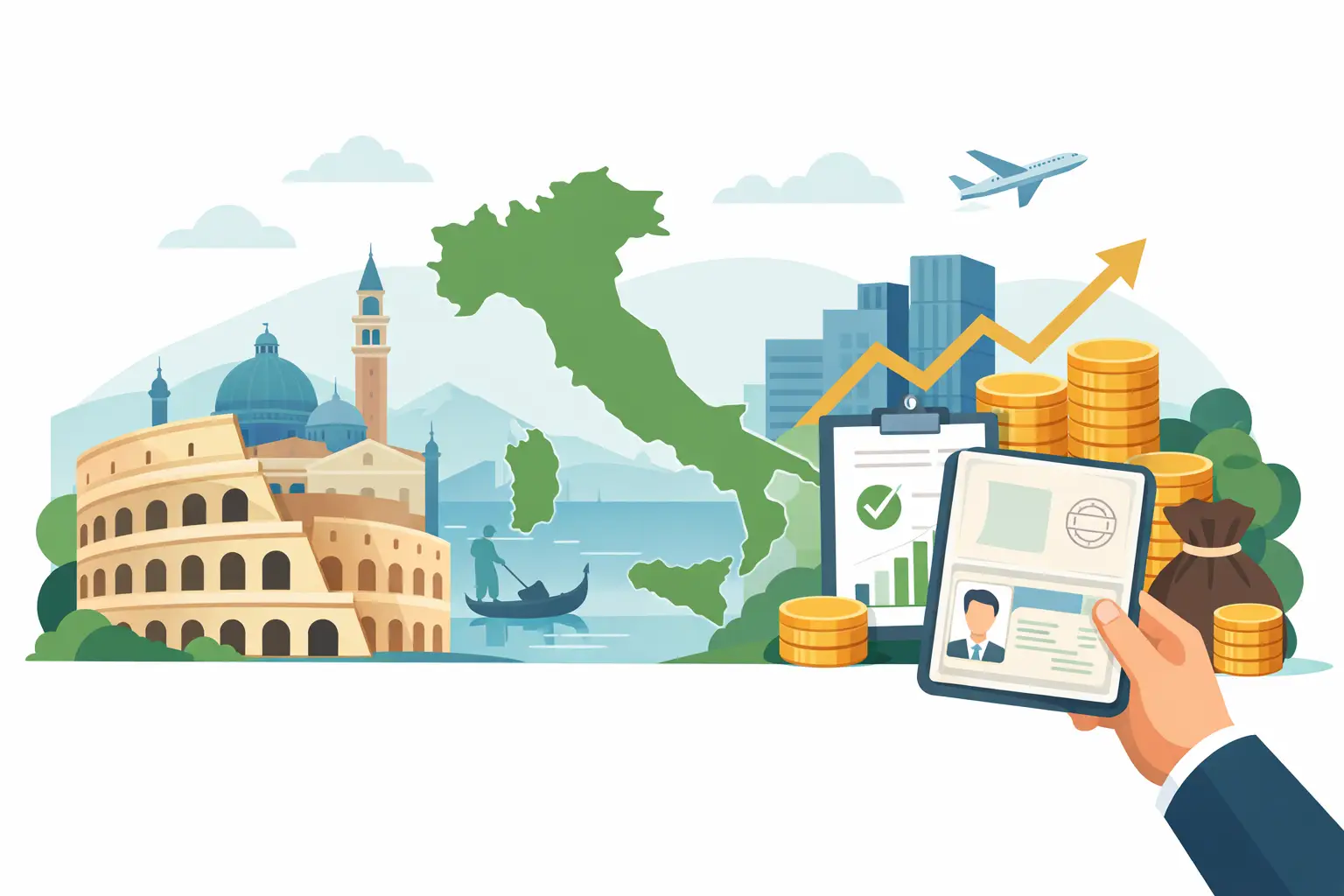 Example of a Structured Italian Visa Investment